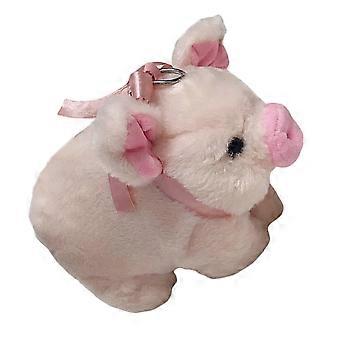 Ein-Schulter-Schülertasche zur Aufbewahrung, 1 Stück, Plüschschwein-Design, tragbare Tasche