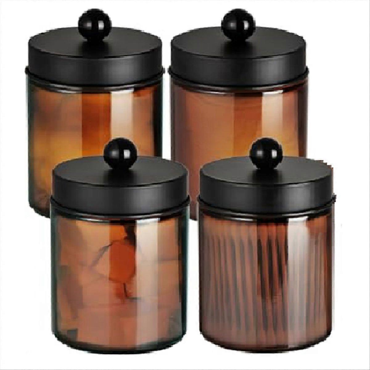 4-pack cotton swab container
Bathroom Vanity Storage Organizer Set