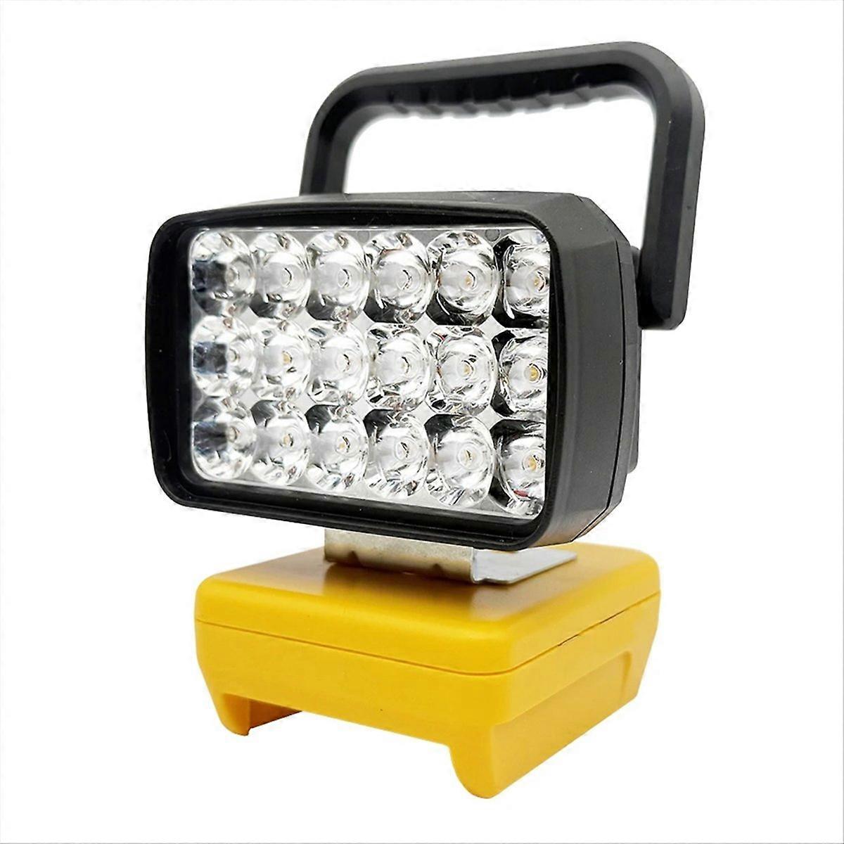 18Beads LED Work Light Torch for 18V 20V Li-Ion Battery DCB183