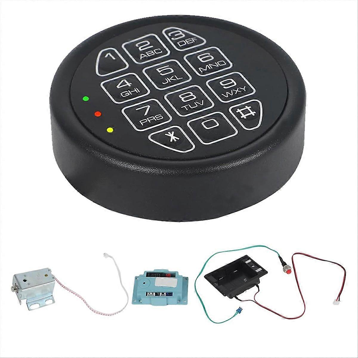 Replacement Keyboard with Security Lock, Programmable Electronic Keyboard Suitable for Safe and Security Cabinets