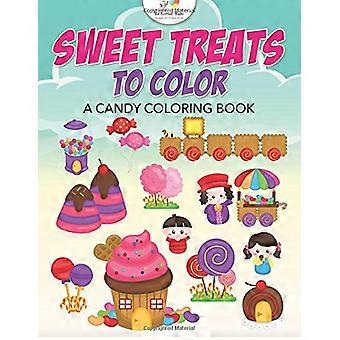 Süße Leckereien zum Ausmalen, ein Bonbon-Malbuch
