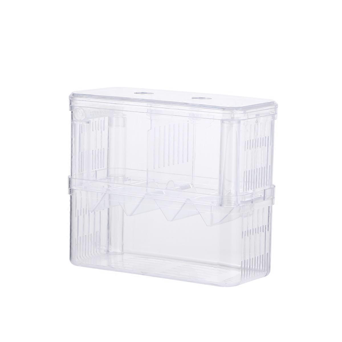 Fish Hatching Box for Fish Breeding Transparent Small Double Functional Incubator