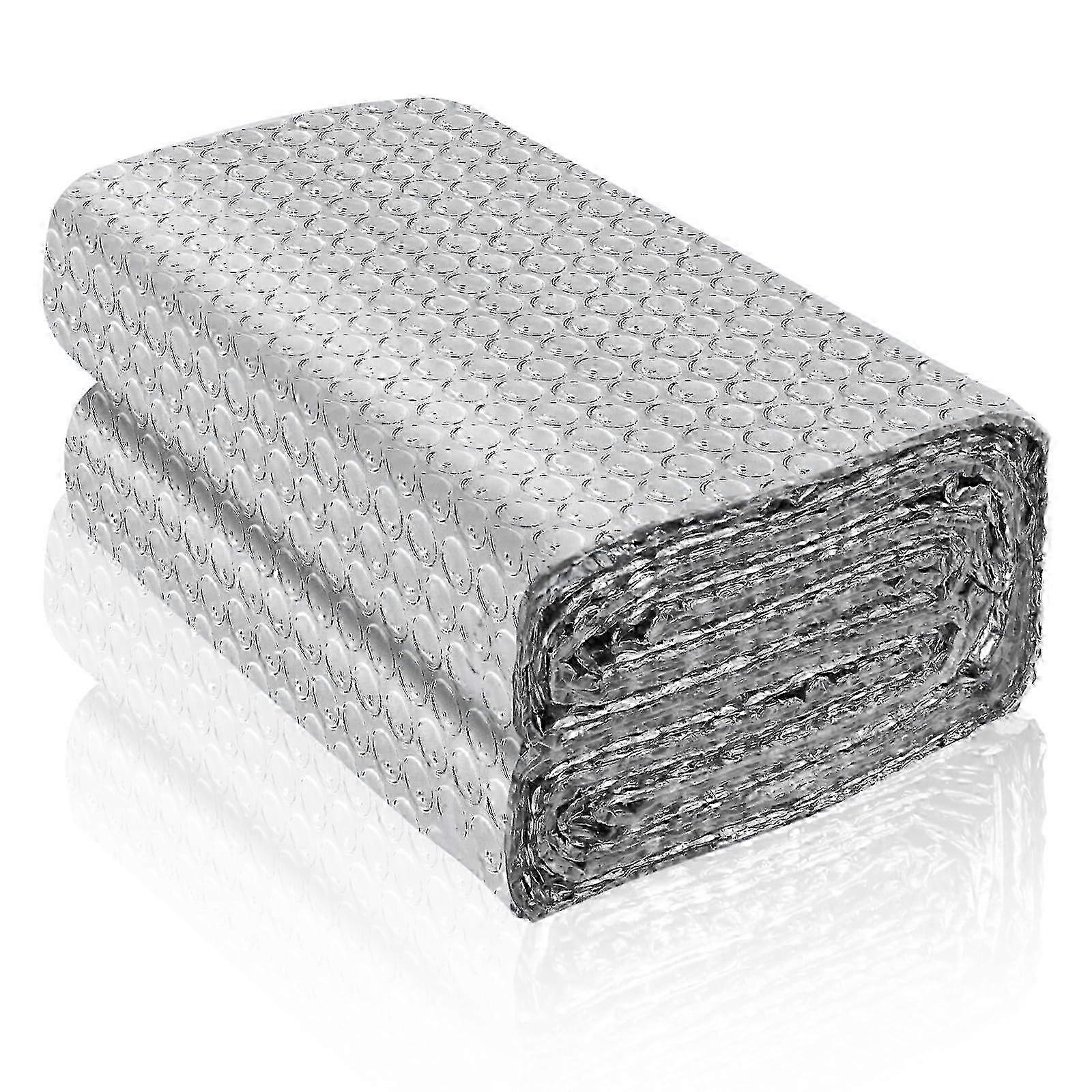 1 Roll 23.6'x 10Ft Reflective Foil Insulation Double Reflective Bubble Insulation Sheet