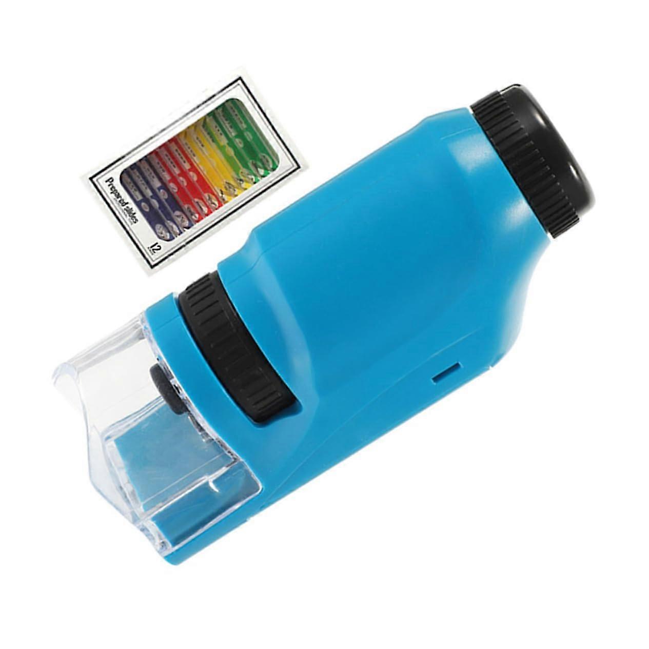 Beginner Student Microscope for Kids Handheld Portable Design Educational Science Tool for Home