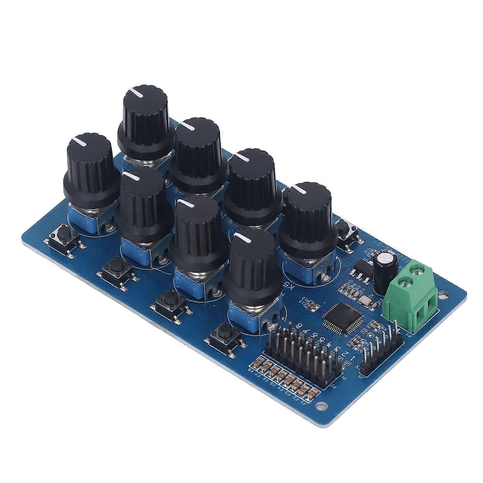 8 Way RC Servo Tester, Precise Angle Control and Dual Operation Modes for Robotics