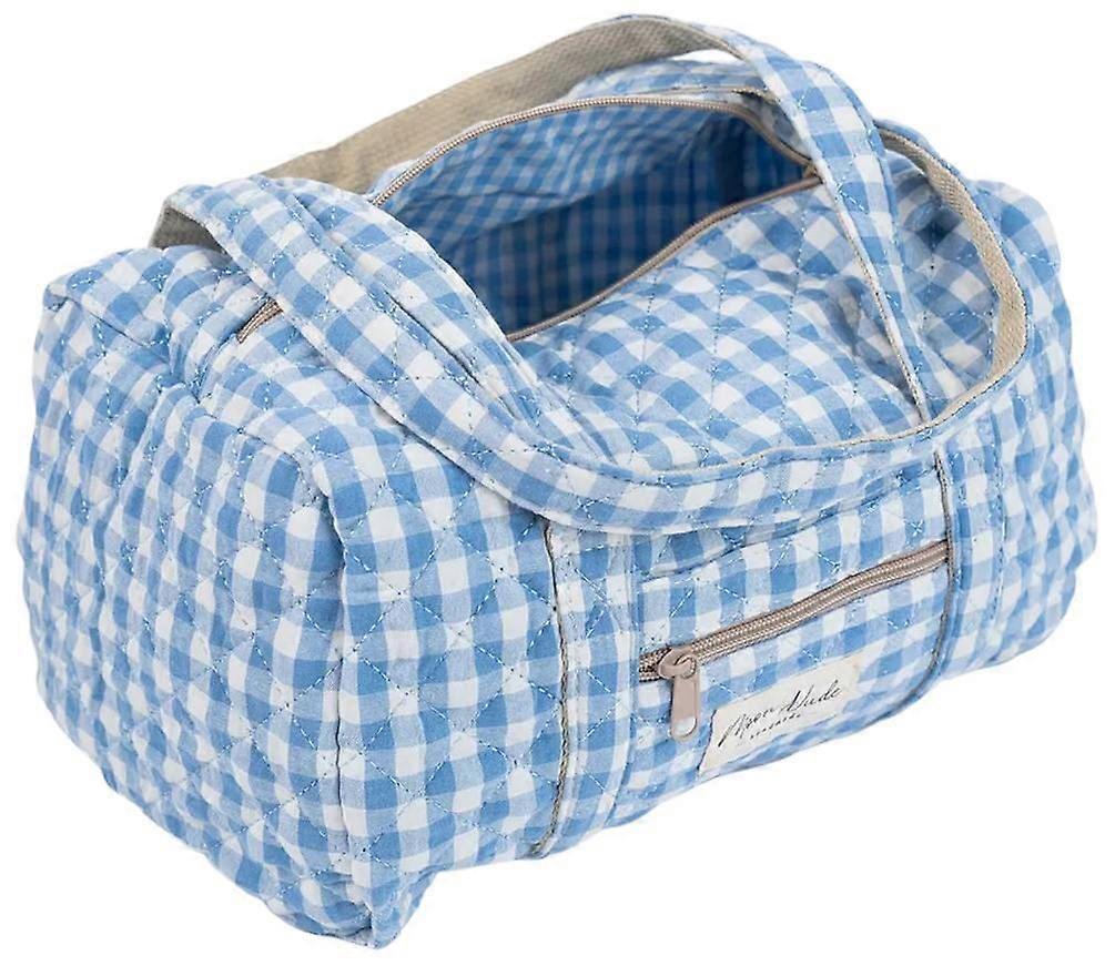 Moon Nude Azure Mini Duffel Bag - Blue/White