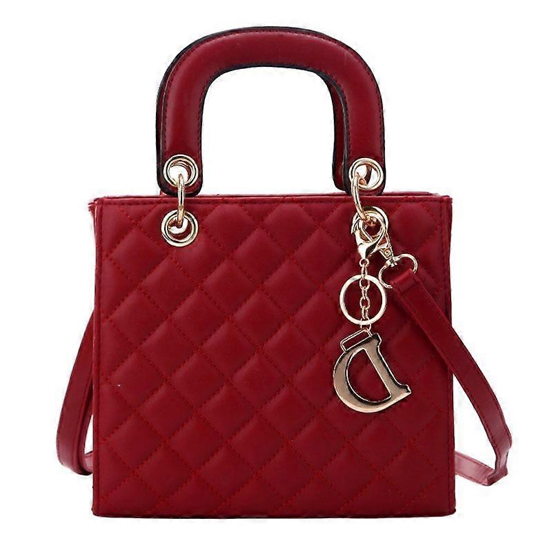 Retro Rhombus Pattern Women Handbag