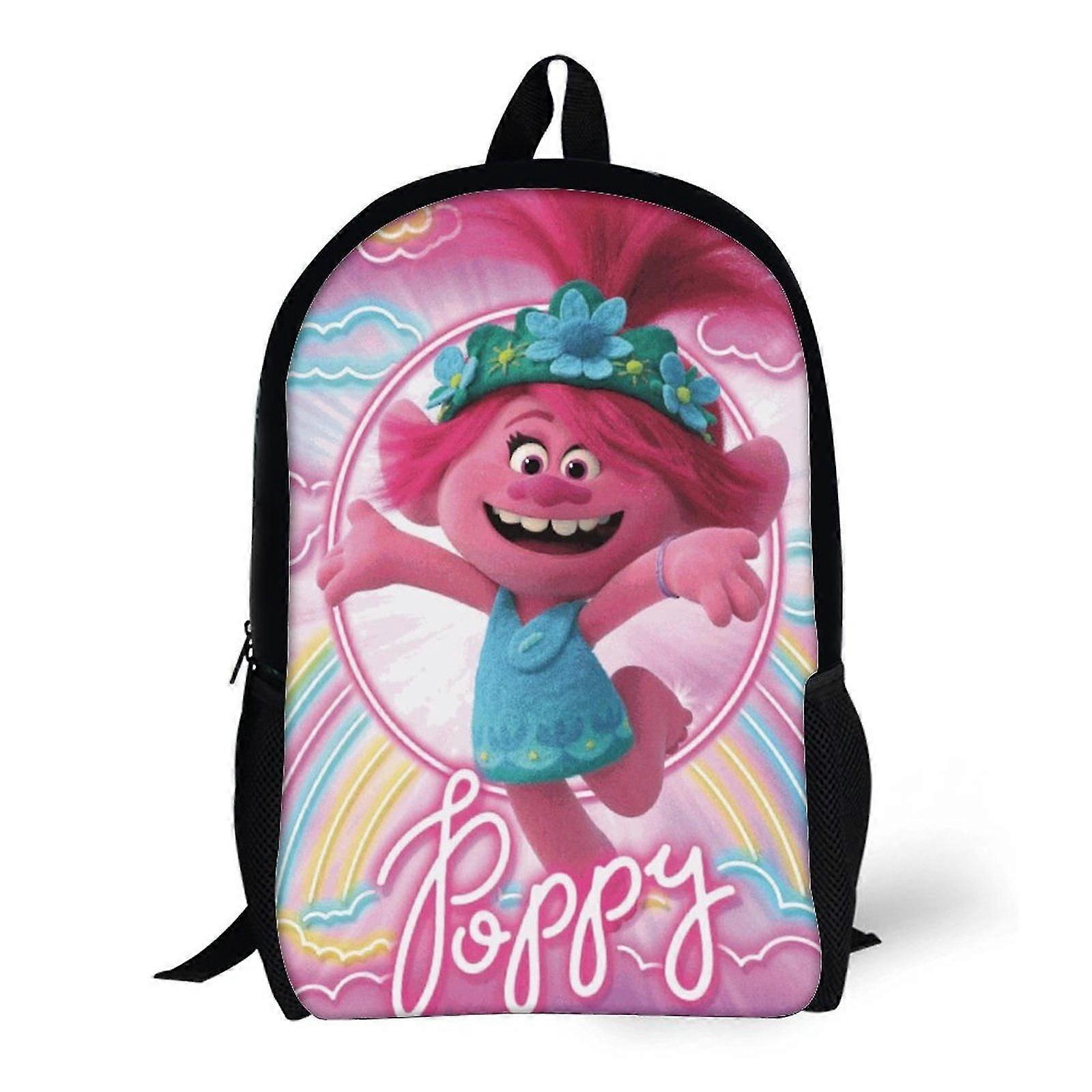j1873 Trolls  Shoulder Backpack School Bookbag e1873