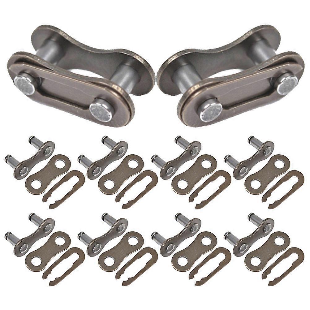 Single Chain Missing Link Connector 10Pcs for Bike Chain Accessory Silver