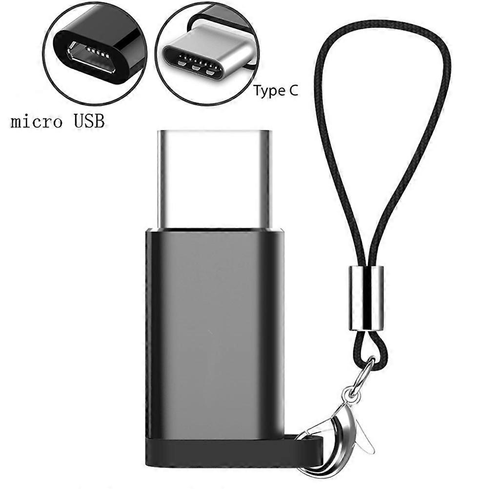 USB Turn Adapter USB Type C Adapter for Computer Portable Keychain Converter