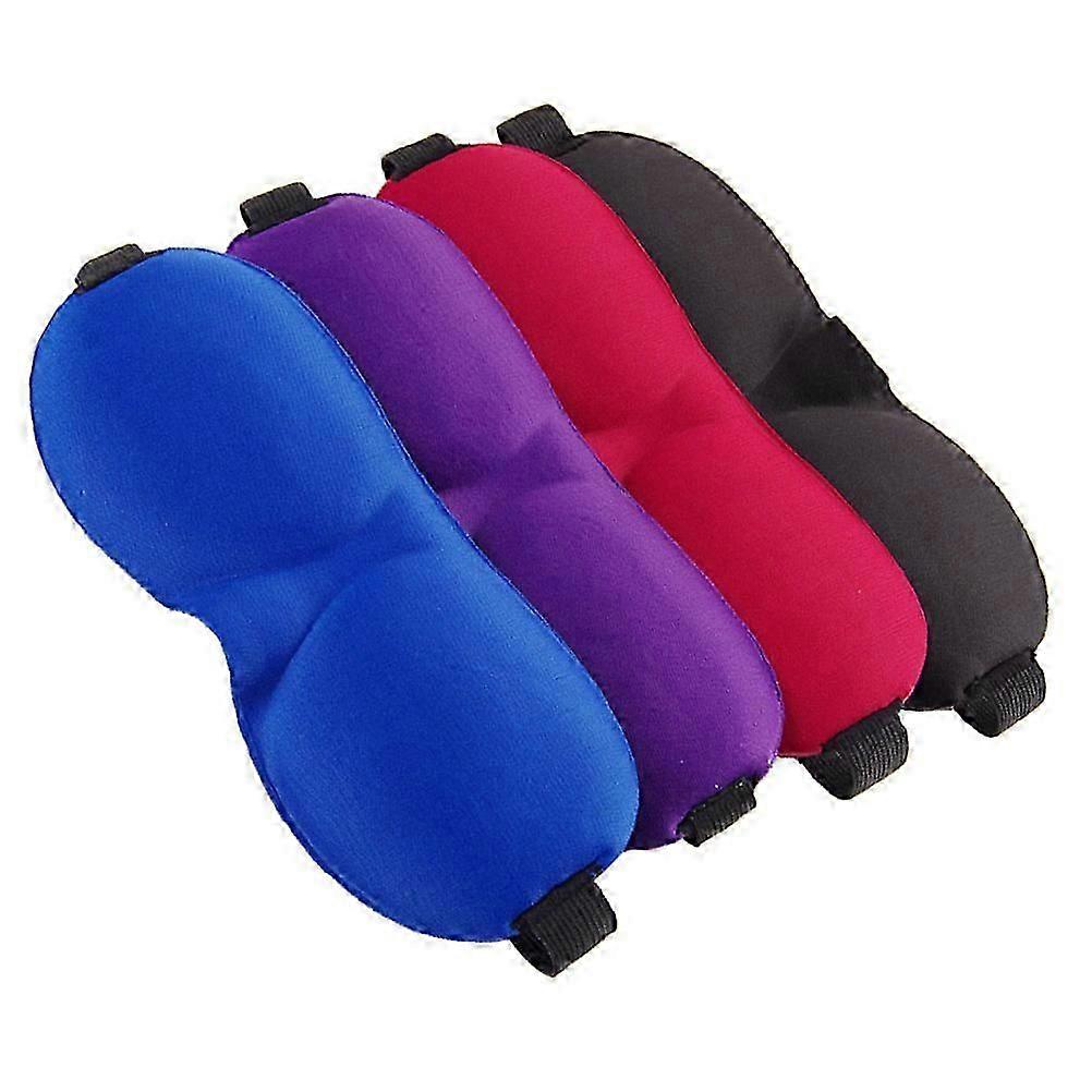 4Pcs Sleeping Eye Masks, Soft Comfortable for Light Blocking