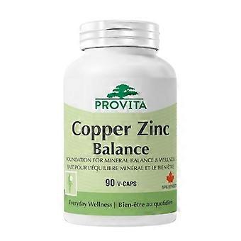 Provita Kupfer-Zink-Balance, 90 vegane Kapseln