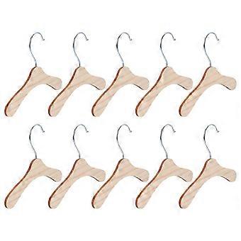 Ensemble de 10 cintres en bois pour vêtements d'animaux