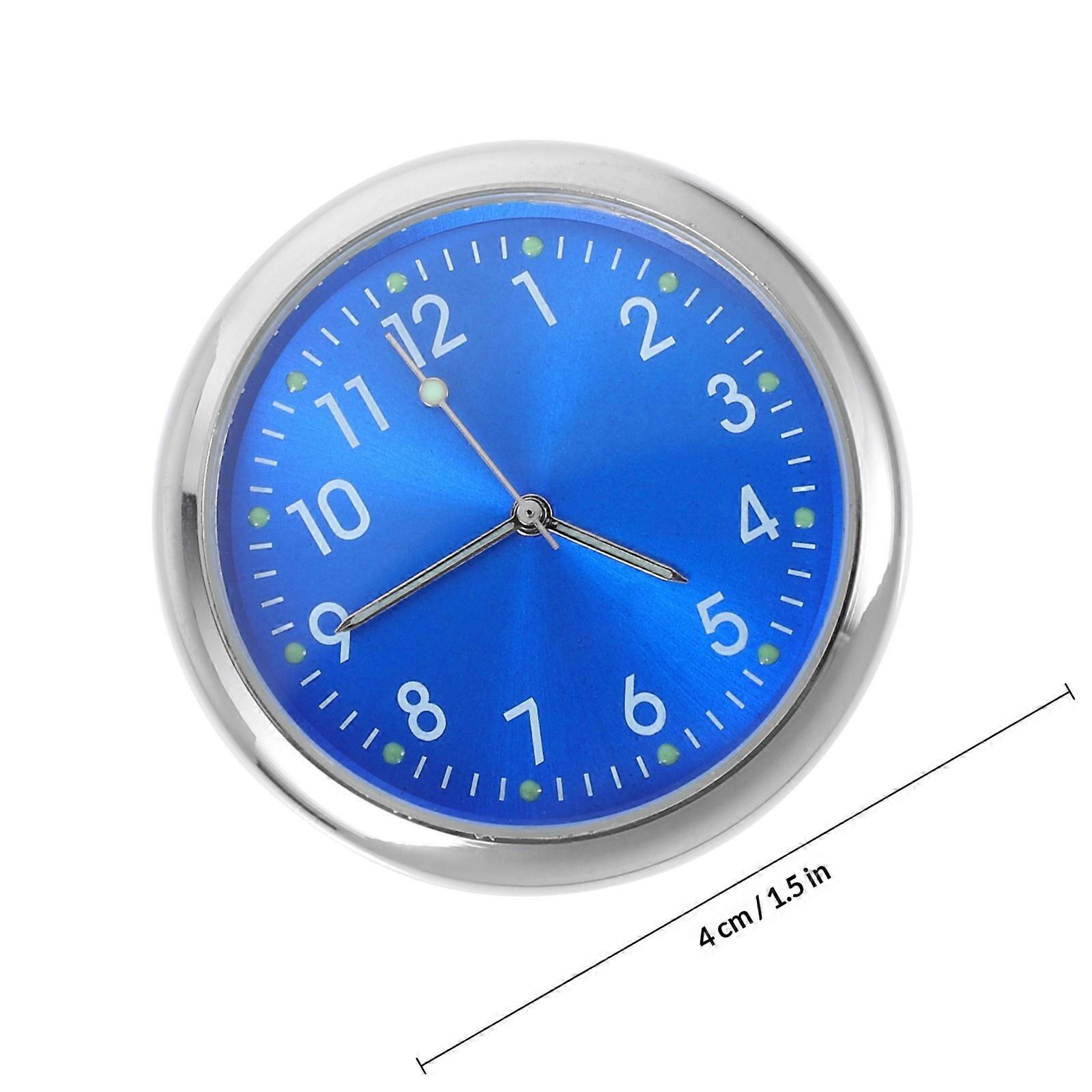 1pc Practical Car Clock Dashboard Luminous Clock Adhesive Vehicle-mounted Clock