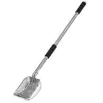 Avtakbart metall katt søppel scoop dyp spade sklisikkert skum polstret grep langt håndtak sikter hund kitty pooper scooper kjæledyr forsyninger