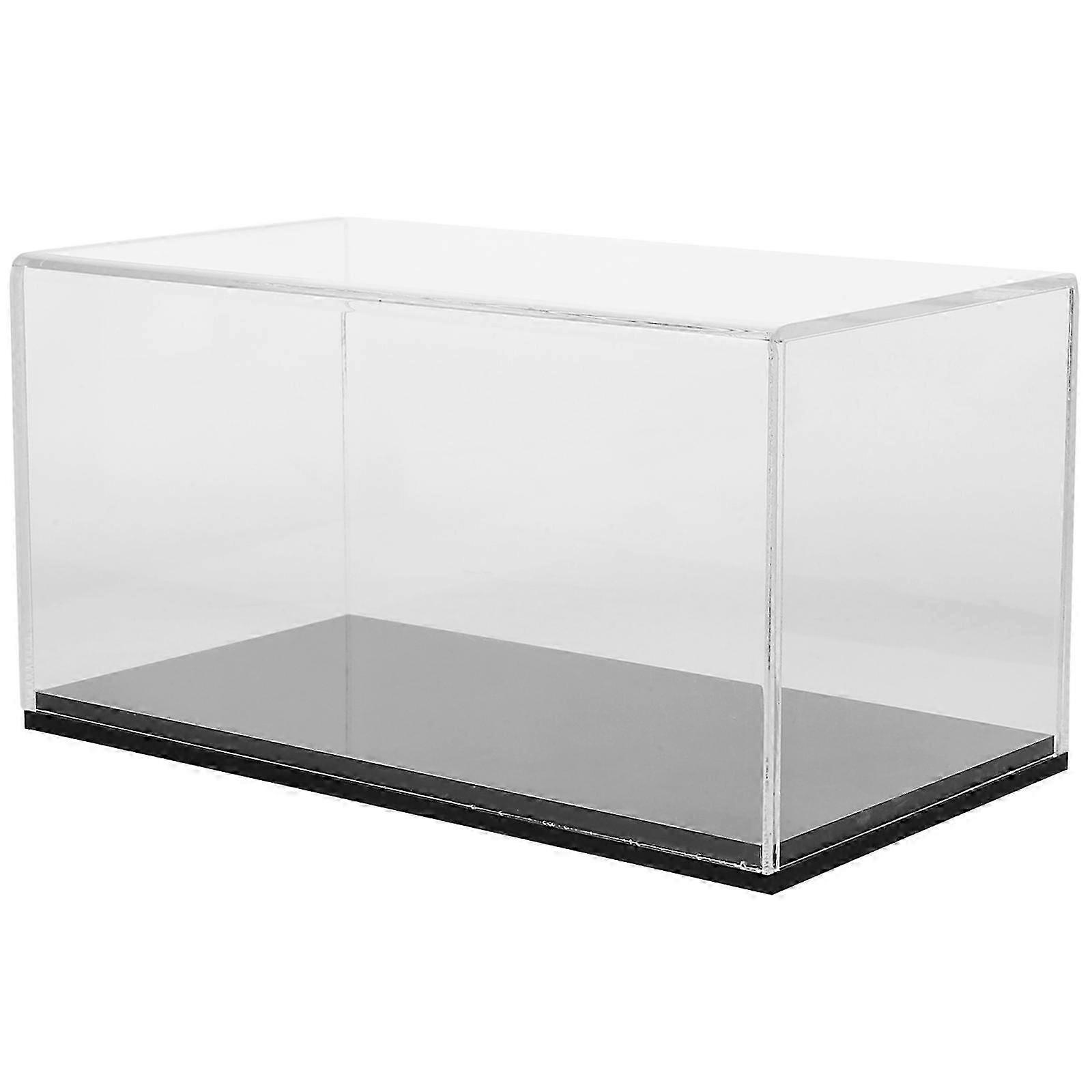 Acrylic Box Clear Display Case compatible with Displaying Multi-Purpose Transparent Box