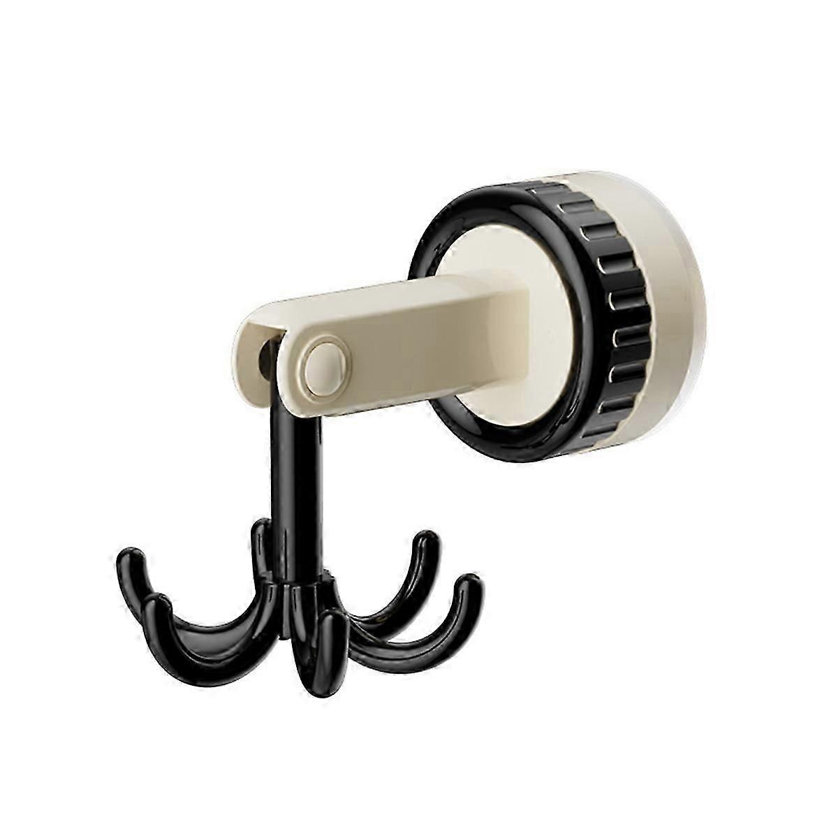 360 Degrees Rotating Folding Hook, Kitchen Utensil Holder Black