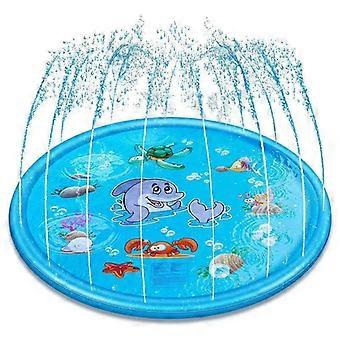 Water Jet Mat for Kids Toys, Child Water Mat Splash Pad Outdoor Play Child Garden Sprinkler for Girls and Boys Gardens and Lawns 170cm