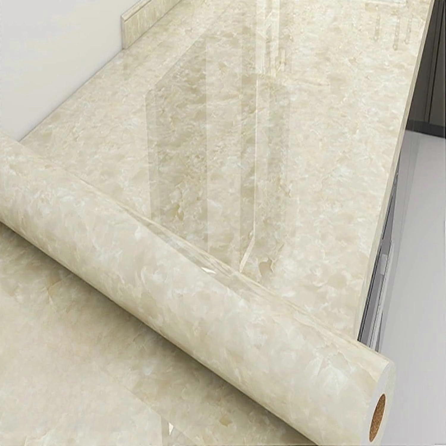 Marble Pattern Stickers for Kitchen Worktops, Marble Effect Adhesive Wallpaper, Adhesive Kitchen Splashback