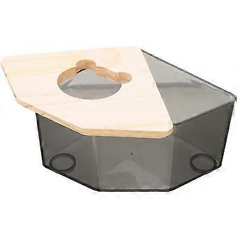 Hamster-Sand-Badezimmer-Acryl-Badewannenbox zum Buddeln, 5-teiliges Behälterset