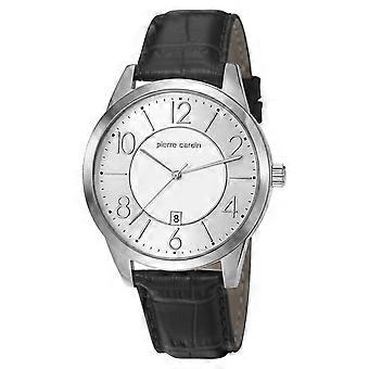 Pierre Cardin mens watch wristwatch leather PC106921F01
