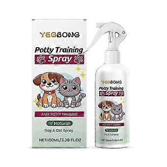 2026 Yegbong Spray per l'addestramento alla toilette per animali domestici Addestrare cani e gatti a urinare e defecare Spray per l'addestramento alla toilette per animali domestici,