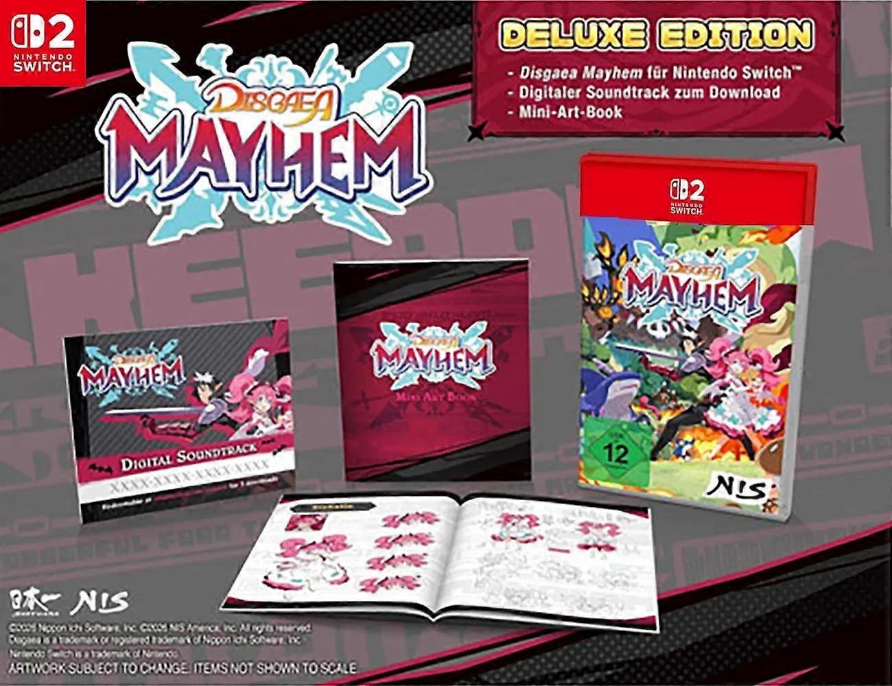 Disgaea Mayhem Deluxe Edition Switch 2 Game (German Box)