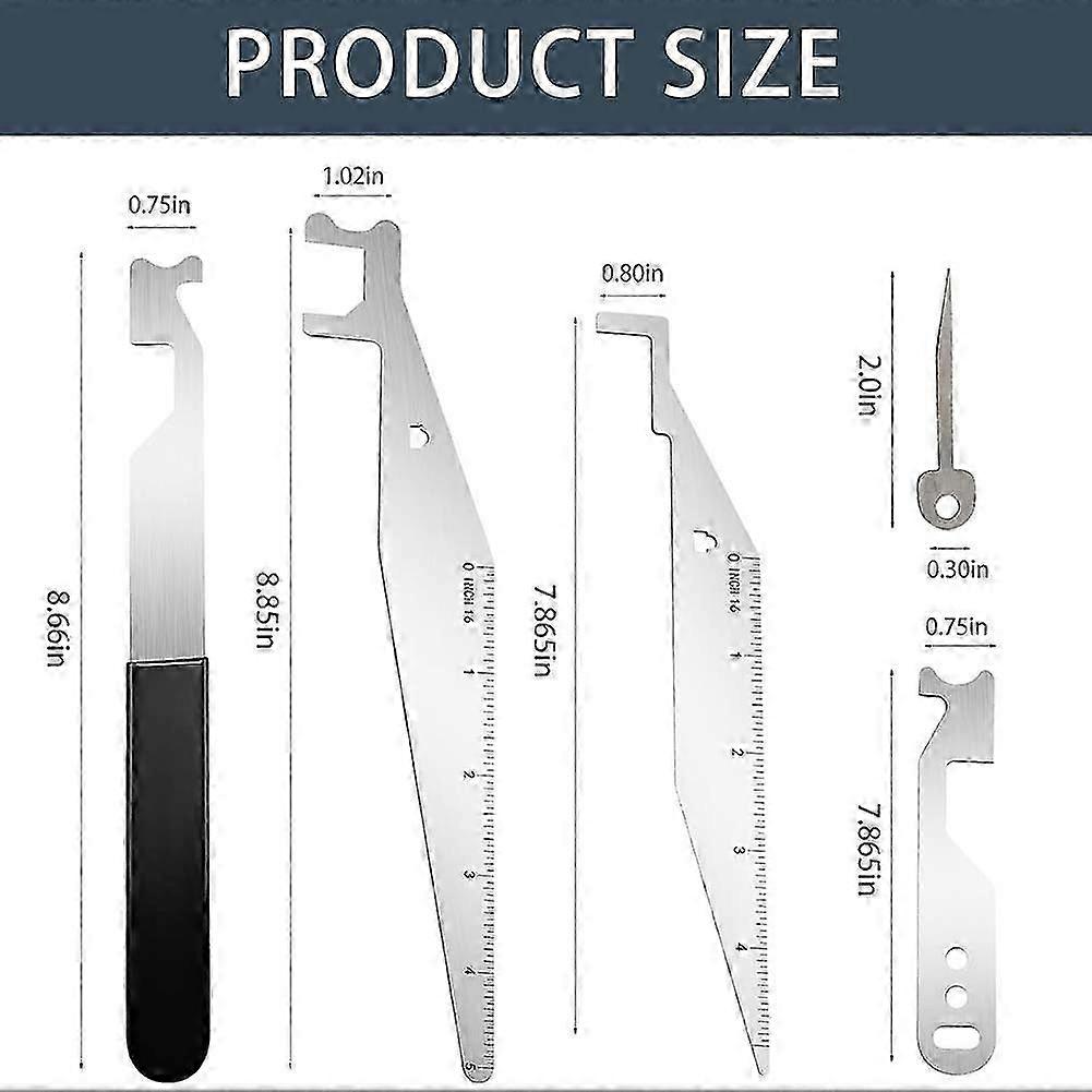 6PCS Firefighter Tools Kit Multipurpose Leverage Tool FirstAid EMS Firefighter Tools Multitools Pry Spring Steel