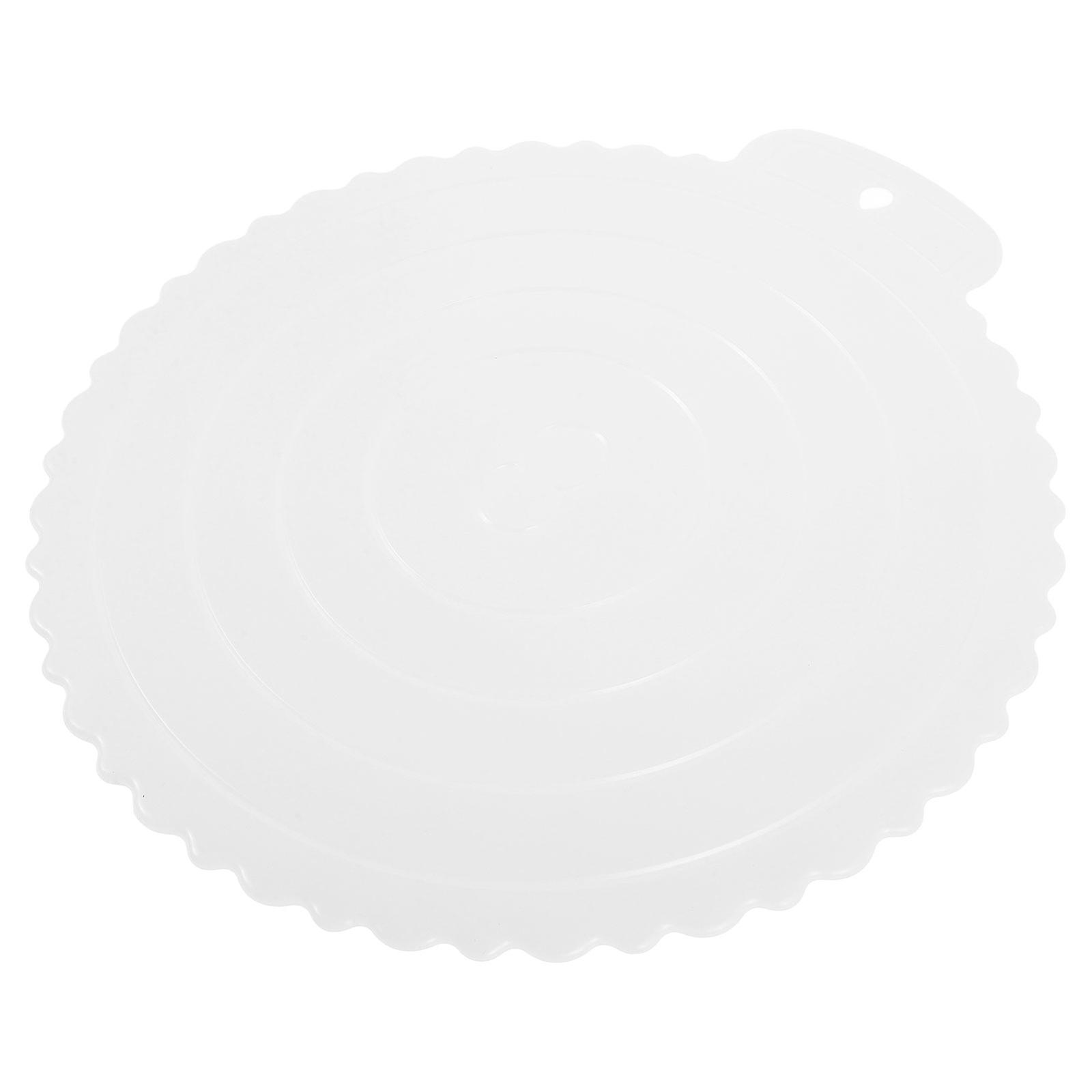 Reusable Cake Board for Home Baking Use White ABS Material