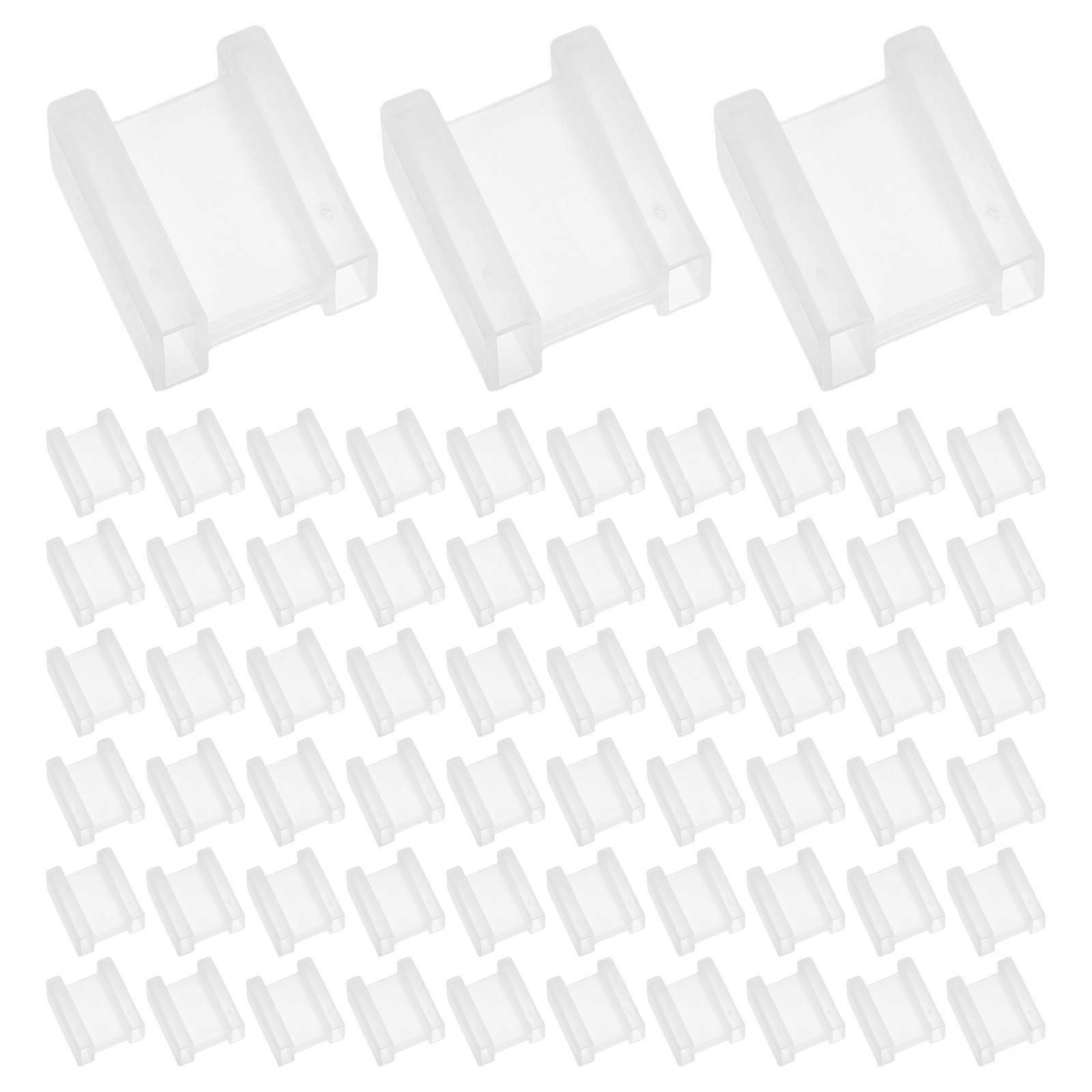 100pcs Plug Foot Protector Outlet Protector Power Plug Shield Cover Electrical Outlet Cap Plug Shield Socket Protector Outlet Cap