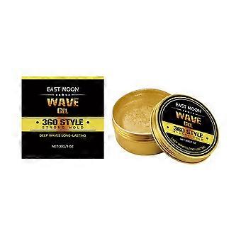 East Moon menns Solid Wave Hair Wax, Wave Hair Oil Clean, Plump And Smooth Hair