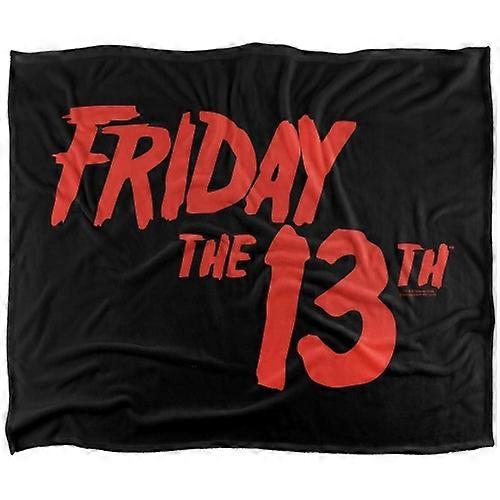 Friday The 13th Horizontal Logo Blanket
