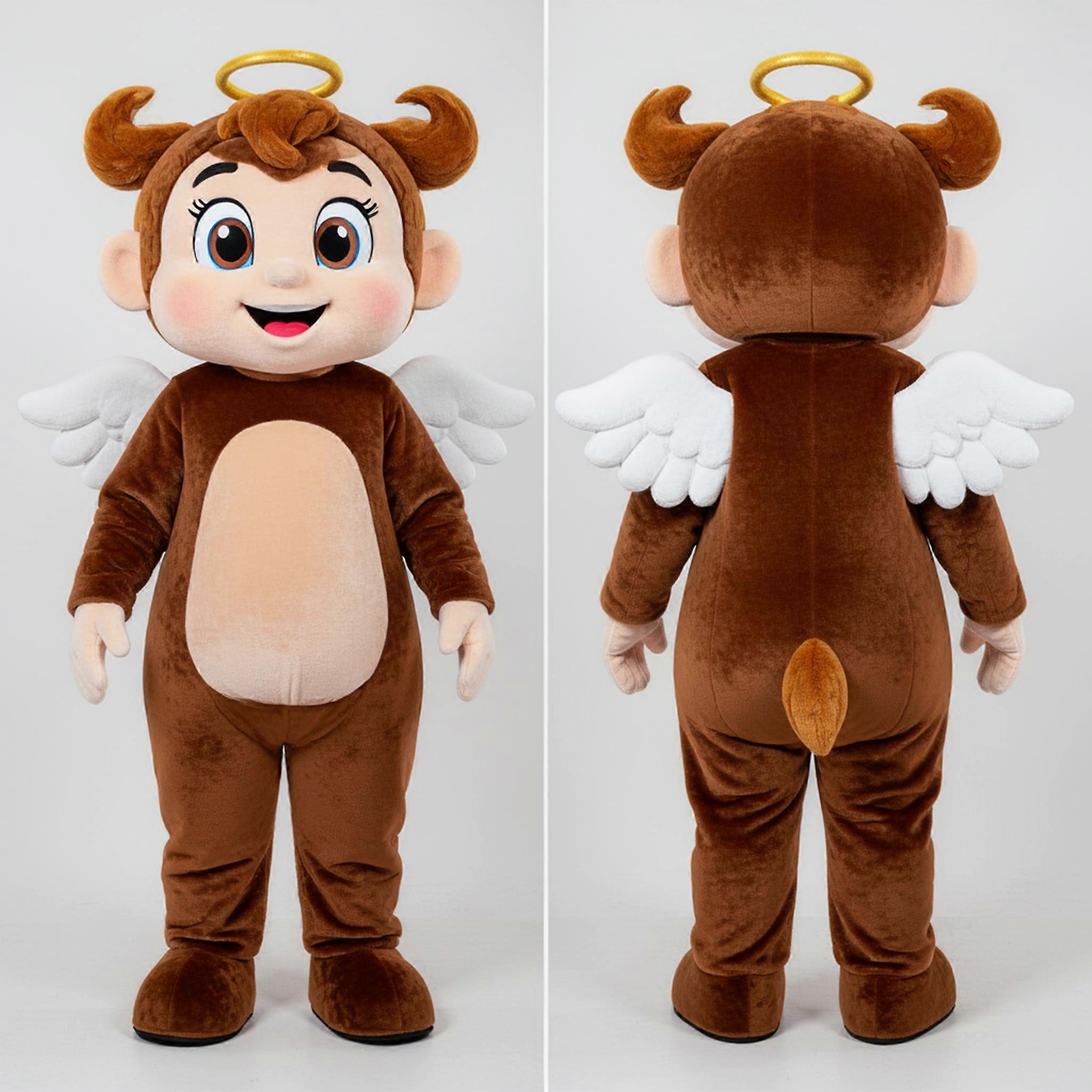 MASTICOT Rosy Winged Cupid Mascot