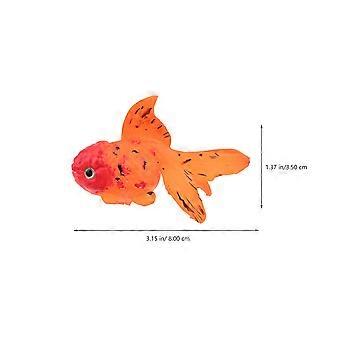 Vivid Ornament Luminous Goldfish Silicone Aquarium Decoration 2Pcs Item