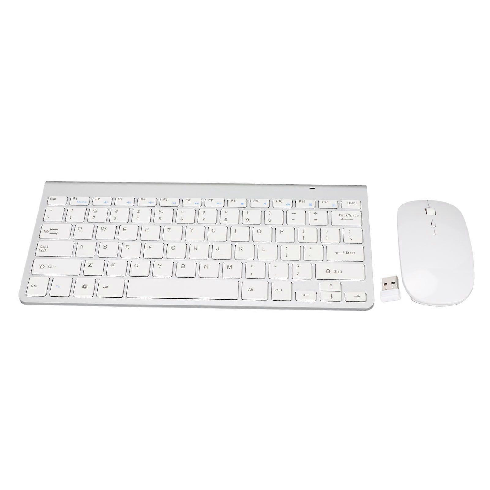 Slim Quiet Ergonomic Keyboard Mouse Combo