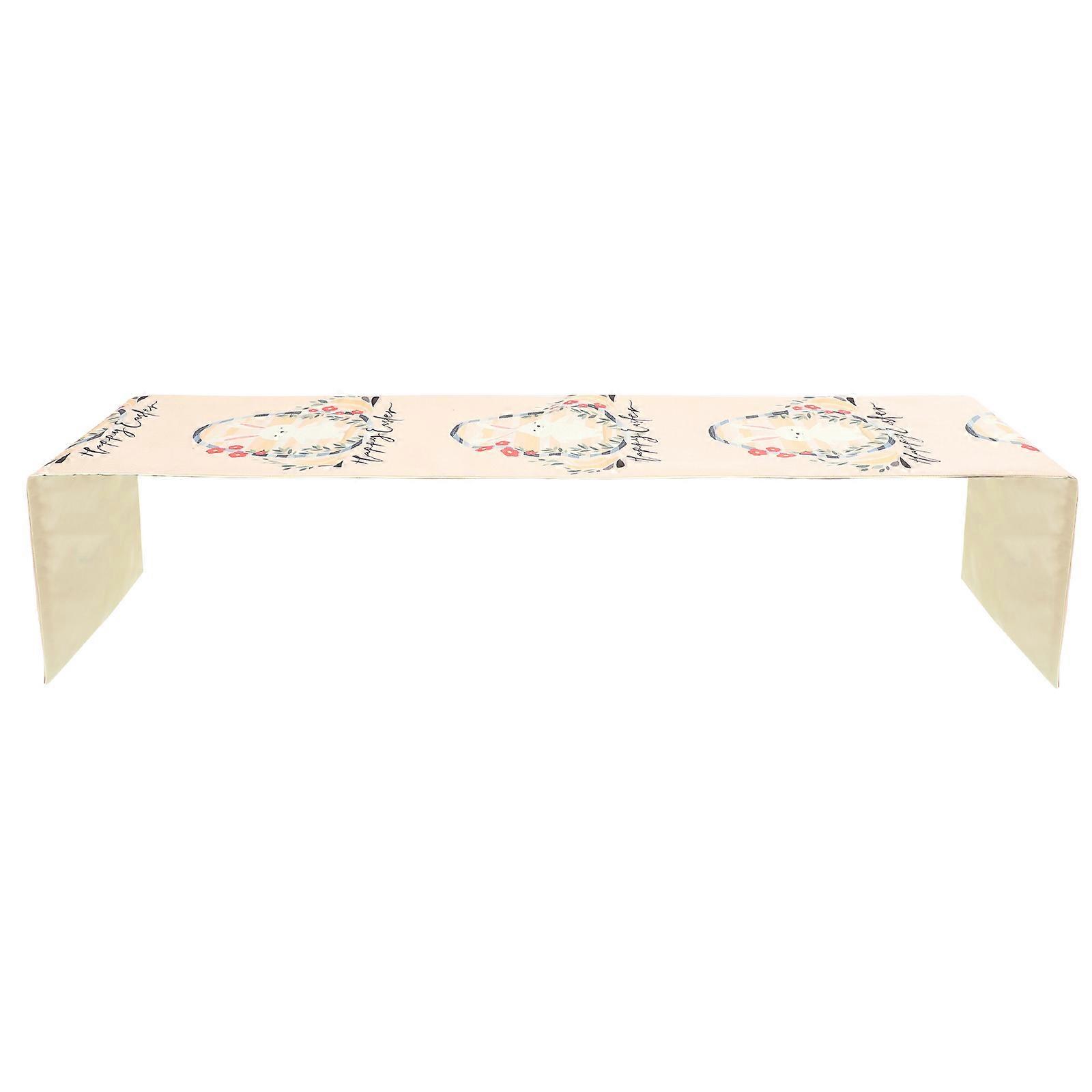 Decorative Table Runner Easter Party Table Cover for Festive Use