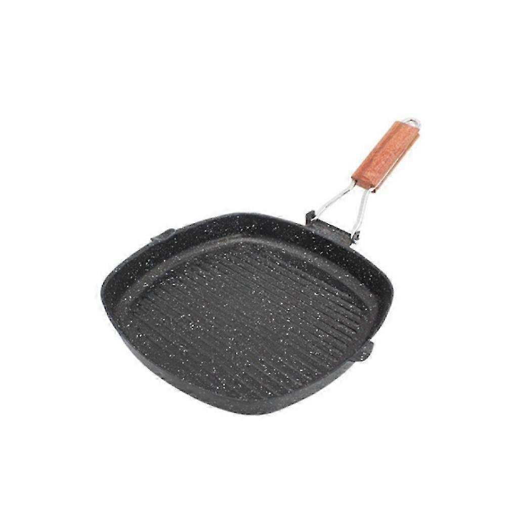 Striped Foldable Steak Pan Non-Stick