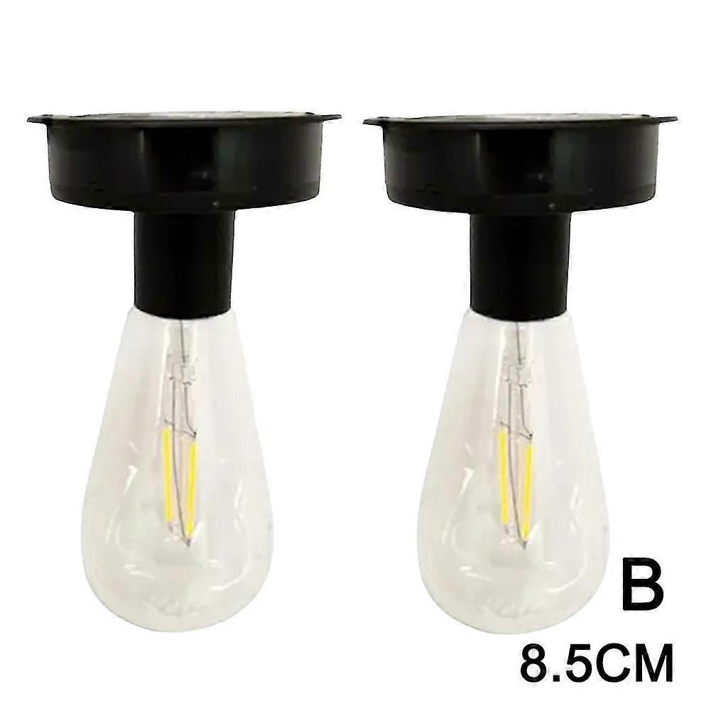 2 Pack Solar Edison Outdoor Bulbs