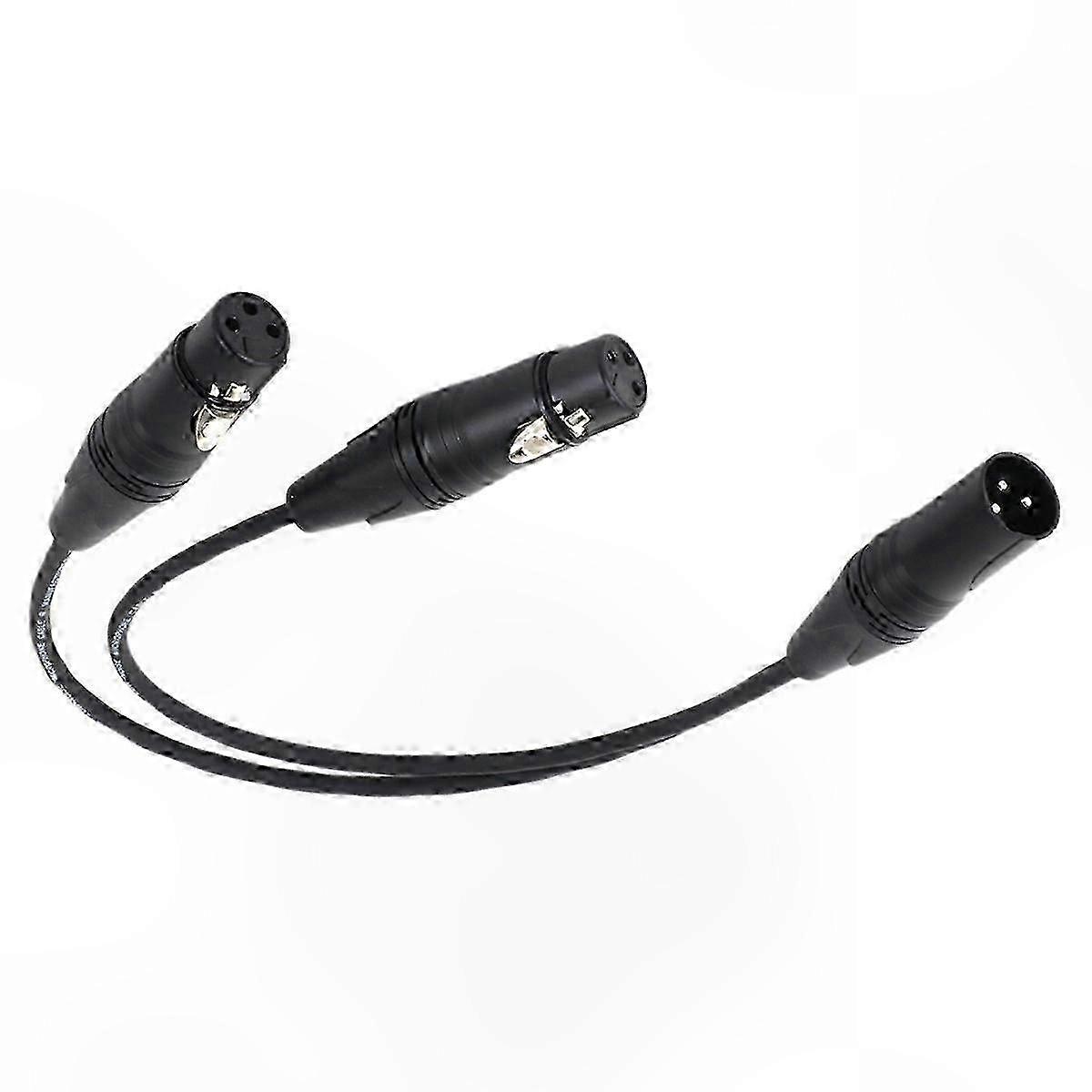 0.5M Balanced XLR Y Splitter Cable