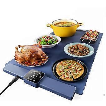 Warming Mat for Food with 5 Temperature Settings, Silicone Electric Food Warming Pad for Buffet, Party & Home US Plug
