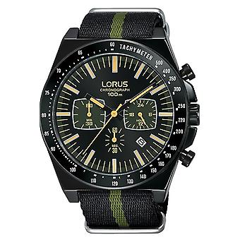 Lorus Sport Quarz Analog Herren Uhr mit Nylon RT353GX9 Armband