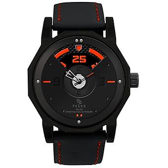 Sportive line watch for Unisex Analog Quartz with Feldo W1 Cowskin Bracelet