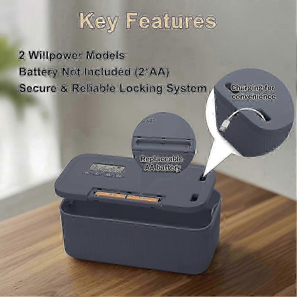 Timed Lock Box Heavy-Duty PP Plastic