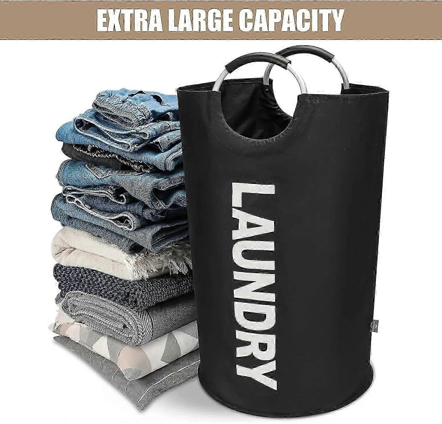 90L Eco Fabric Collapsible Laundry Hamper