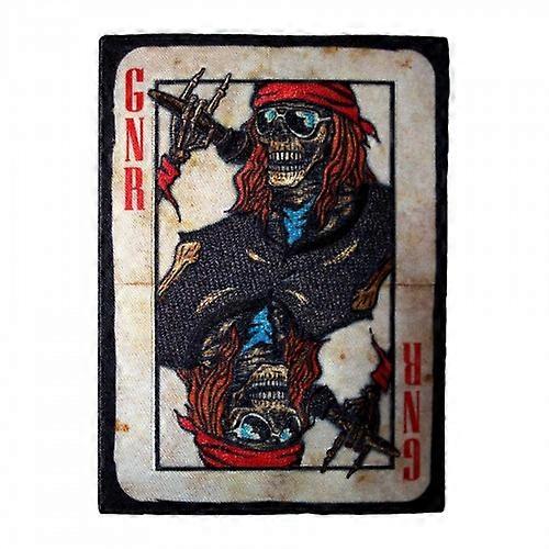 Guns N Roses Woven Playing Card Patch