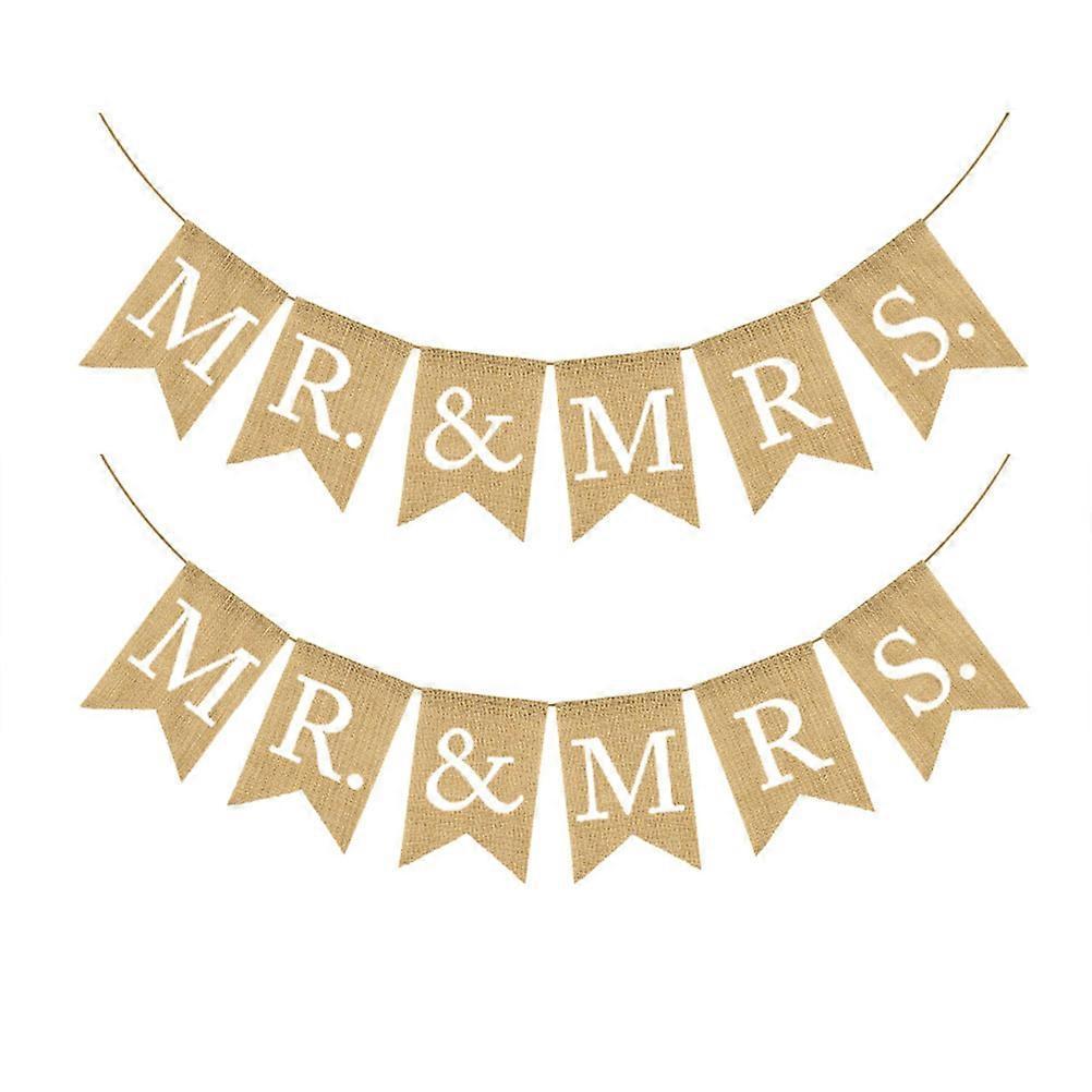 Linen Swallowtail Wedding Bunting