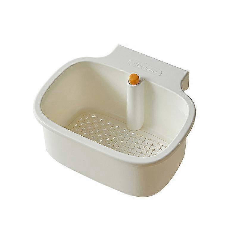 Faucet-Hanging Drain Basket With Push Release