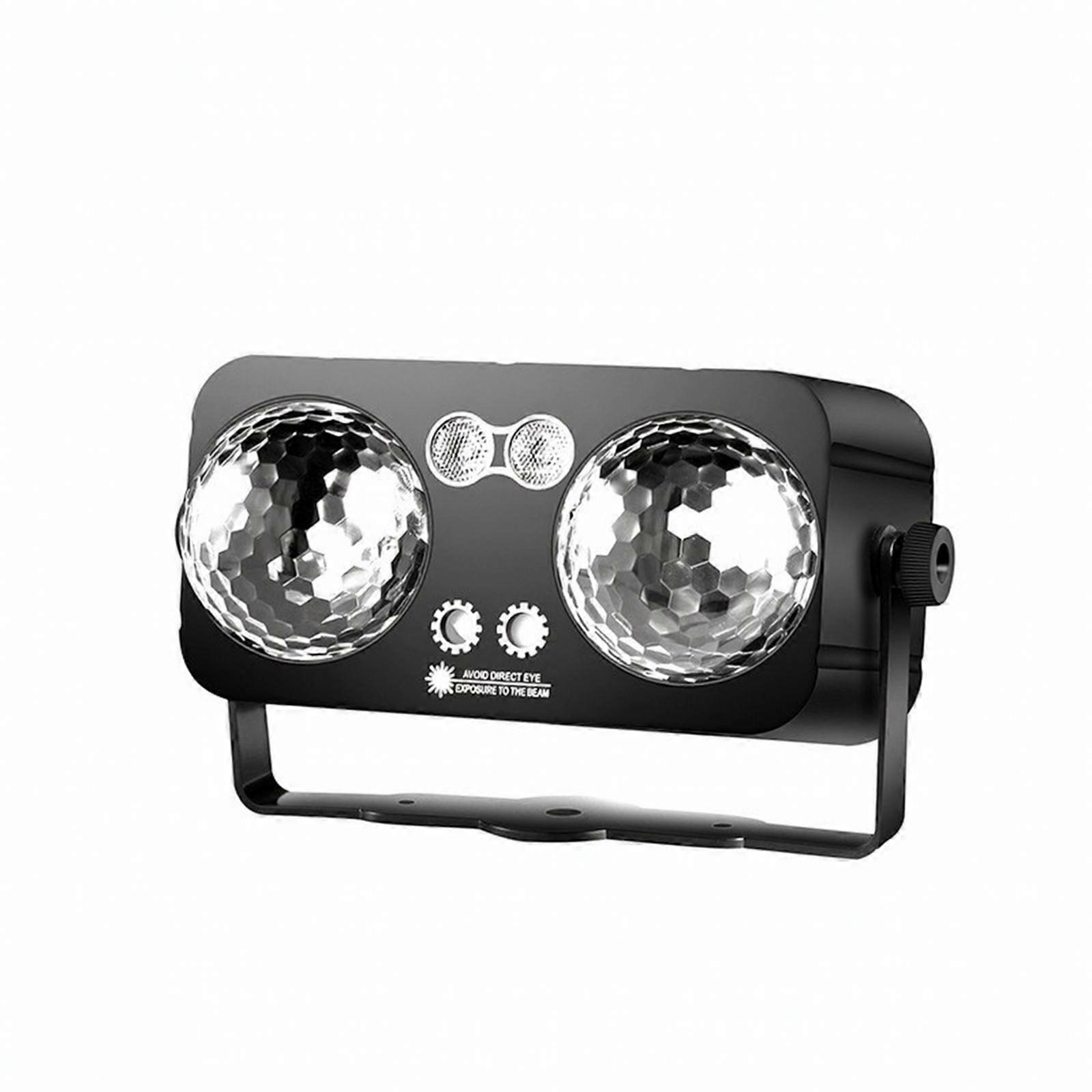 LED Two-Head | Faceted Spherical Lenses, Compact square design with Mounting