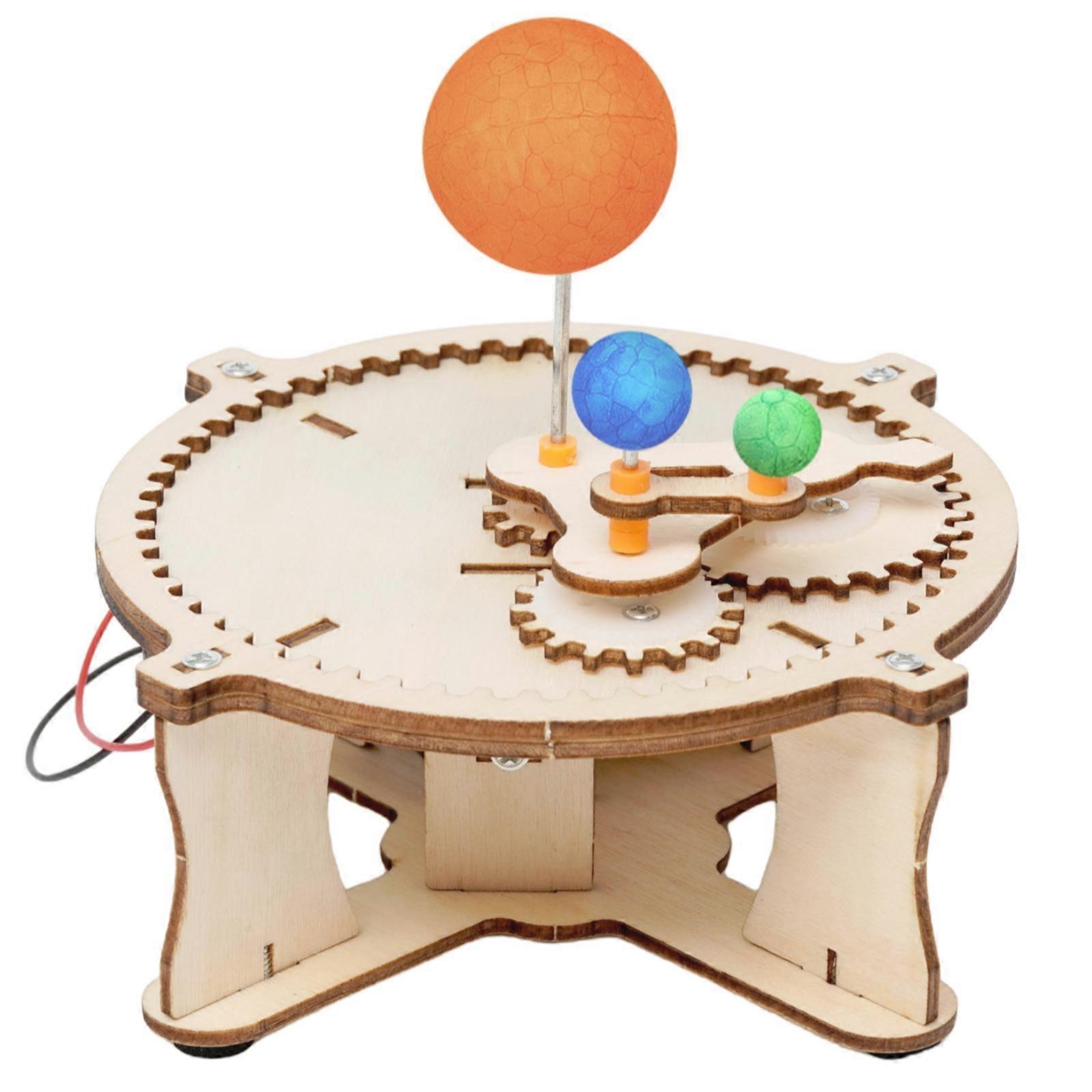 DIY Wooden Astronomical Model Kit Educational for Creative Learning Time