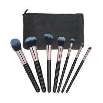 MIMO MAKEUP-PINSEL-SET, SCHWARZ, 7-TEILIG.